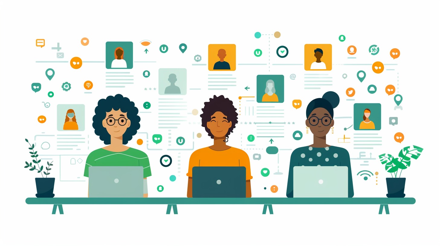 Recruiters select candidates on social networks